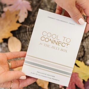 Cool To Connect x Jilly Box connection prompt cards